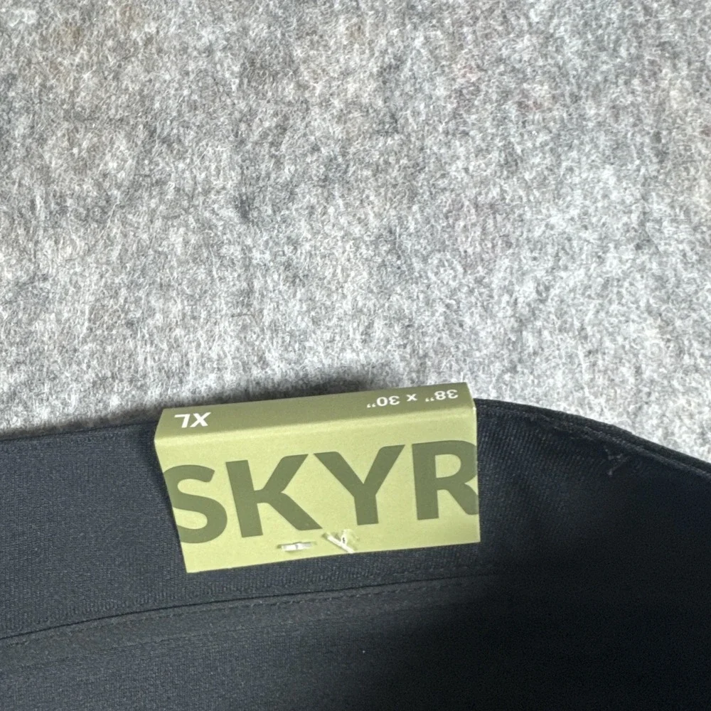 SKYR Men's 4-Way Stretch Anti Odor Moisture Wicking Upf  Pant Black 38 x‎ 30